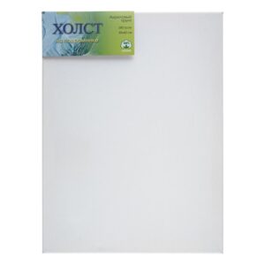 Холст на подрамнике (сосна), 30x40 см, 280г/м2, 100% хлопок, акриловый грунт, мелкое зерно