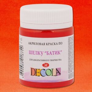 Декола акрил шелк/батик 50 мл Гераниевая