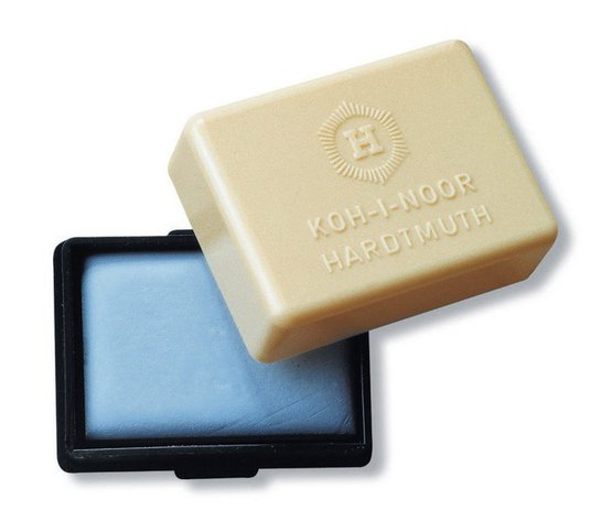 Ластик-клячка SOFT "KOH-I-NOOR" 6422 в пластиковой упаковке, голубой