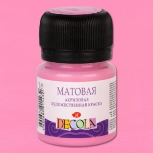 Декола акрил матовый банка 20 мл Розовая