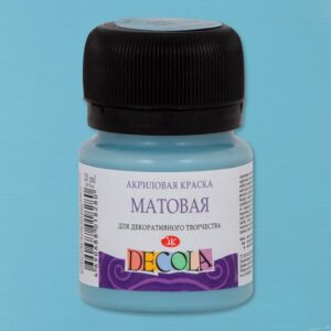 Декола акрил матовый банка 20 мл Серо-голубая