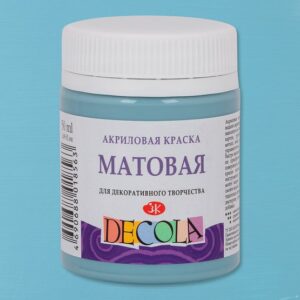 Декола акрил матовый банка 50 мл Серо-голубая