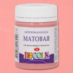 Декола акрил матовый банка 50 мл Пыльная роза