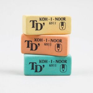 Ластик Toison D`or "KOH-I-NOOR" 6911/20 для мягких чернографитных карандашей
